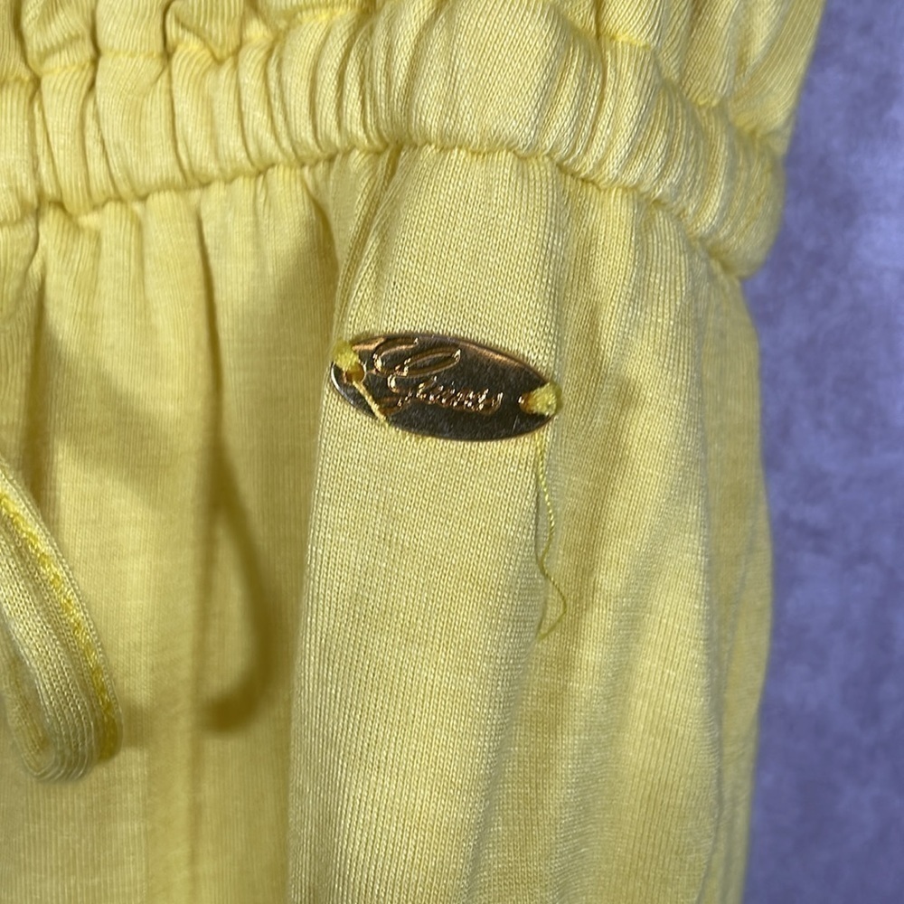 GUESS | Bright Yellow Mini Tank Top Dress | Size XS - Picture 3 of 12